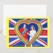 Prince William en Catherine Royal Wedding (Voorkant / Achterkant)