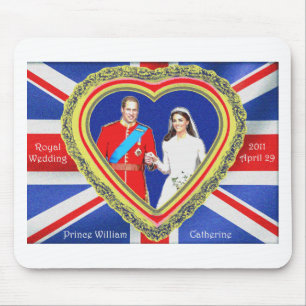Prince William en Catherine Royal Wedding Muismat