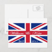 Prince William en Kate Briefkaart (Voorkant / Achterkant)