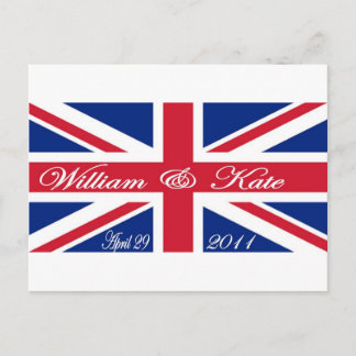 Prince William en Kate Briefkaart