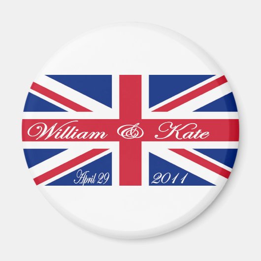 Prince William en Kate Magneet (Voorkant)