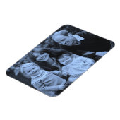 Prince William family Dec 2015 blauw monochroom Magneet (Linkerzijde)