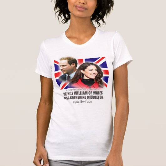 Prince William - Kate Middleton Wedding Shirt (Voorkant)