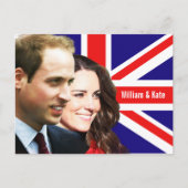 Prince William & Kate Postcard Briefkaart (Voorkant)