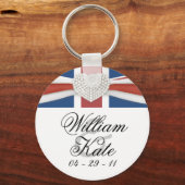 Prince William & Kate - Royal Wedding Souvenir Sleutelhanger (Voorkant)