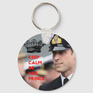Prince William Keep Calm wordt haar sleutelketen Sleutelhanger