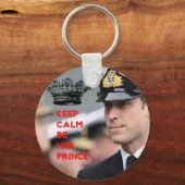 Prince William Keep Calm wordt haar sleutelketen Sleutelhanger (Voorkant)