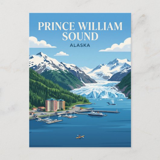 Prince William Sound VS Briefkaart (Voorkant)