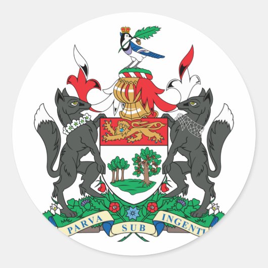 princeedward, Canada Ronde Sticker (Voorkant)