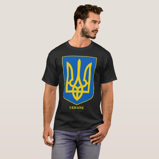 Princely State Symbol Volodymyr de Grote Oekraïne T-shirt (Voorkant volledig)