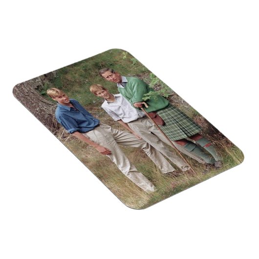 Princes Charles William Harry 1995 Magneet (Rechterzijde)