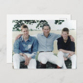 Princes Charles William Harry 1999 Briefkaart (Voorkant / Achterkant)
