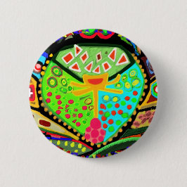 Princes Dianna Diamond Heart Ronde Button 5,7 Cm