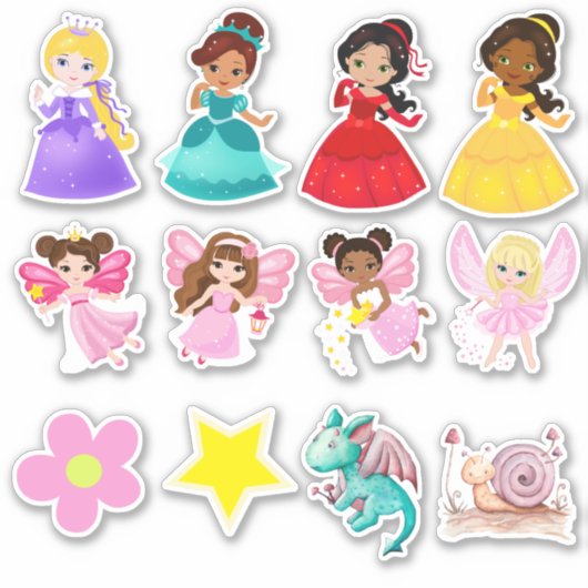 Princes Party set Sticker (Voorkant)