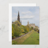 Princes Street Gardens, Edinburgh, Schotland (Voorkant / Achterkant)