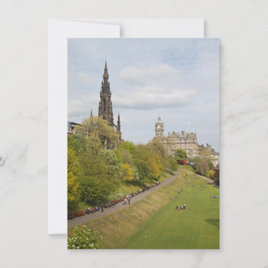 Princes Street Gardens, Edinburgh, Schotland (Voorkant)