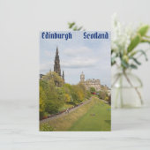 Princes Street Gardens, Edinburgh, Schotland (Staand voorkant)