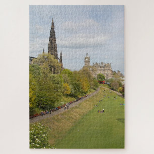 Princes Street Gardens, Edinburgh, Schotland Legpuzzel
