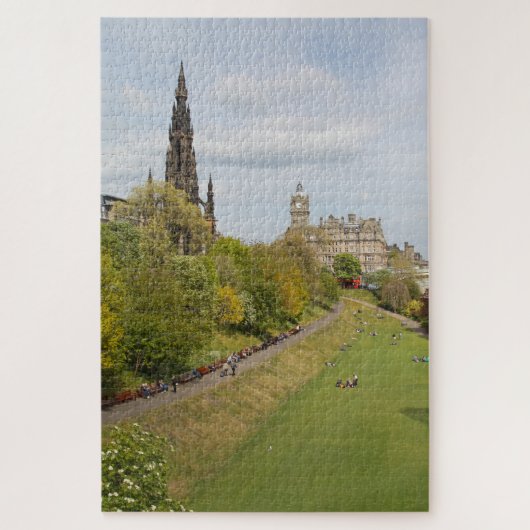 Princes Street Gardens, Edinburgh, Schotland Legpuzzel (Verticaal)
