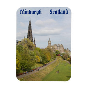 Princes Street Gardens, Edinburgh, Schotland Magneet