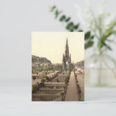 Princes Street, het Castle en Scott Monument Briefkaart (Staand voorkant)