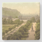 Princes Street I, Edinburgh, Schotland Stenen Onderzetter (Voorkant)
