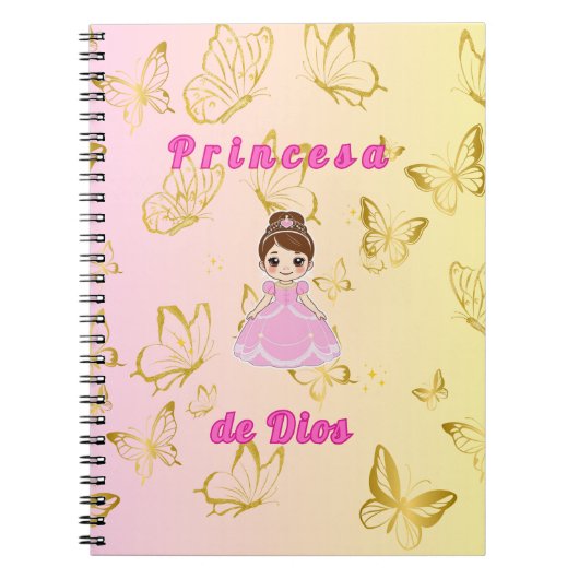 Princesa de Dios -edicion niñas  Notitieboek (Voorkant)