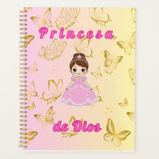 Princesa de Dios -edicion niñas Planner (Voorkant)