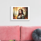 Princesa del Bosque Canvas Afdruk (Insitu (Woonkamer))