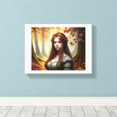 Princesa del Bosque Canvas Afdruk (Insitu (Houten vloer))