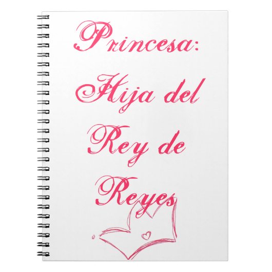 Princesa Notitieboek (Voorkant)