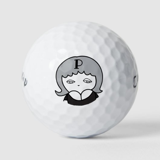 Princess2 met je initiaal golfballen (Voorkant)