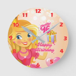Princess 16th Birthday  Ronde Klok