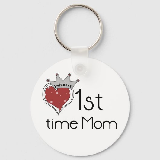 Princess 1st Time Mam - Gepersonaliseerd Sleutelhanger (Voorkant)