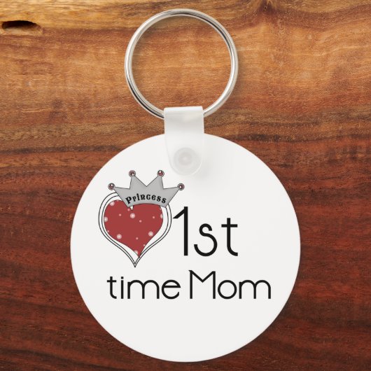 Princess 1st Time Mam - Gepersonaliseerd Sleutelhanger (Voorkant)