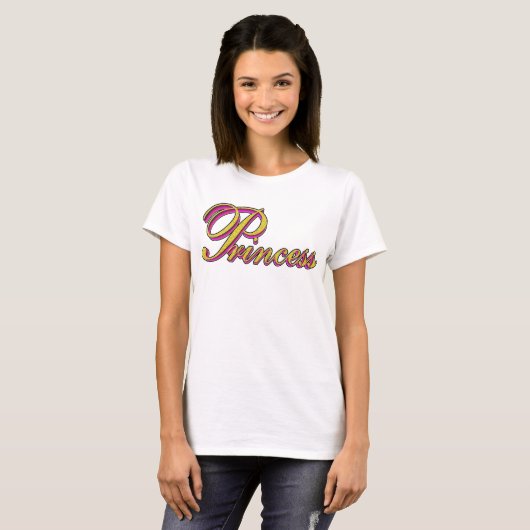 Princess 3D T-shirt (Voorkant volledig)