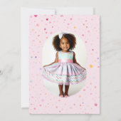 Princess  3rd Birthday Her Royal Threeness Photo Kaart (Achterkant)