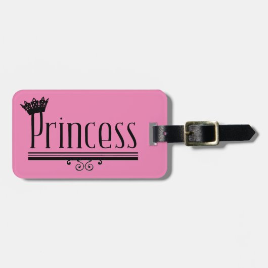 "PRINCESS" - absoluut verbazingwekkend! Bagagelabel (Voorkant horizontaal)