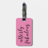 "PRINCESS" - absoluut verbazingwekkend! Bagagelabel (Achterkant verticaal)