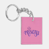 Princess Acrylic Sleutelhanger (Voorkant Links)