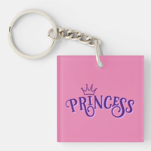 Princess Acrylic Sleutelhanger (Voorkant)