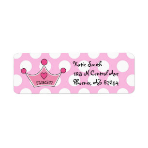Princess Adresetiketten Etiket
