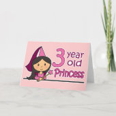 Princess Age 3 Kaart (Voorkant)