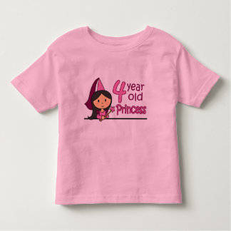 Princess Age 4 Kinder Shirts