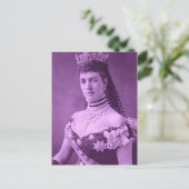 Princess Alexandra van Denemarken in lavender Briefkaart (Staand voorkant)