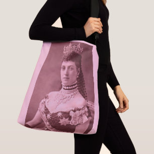 Princess Alexandra van Denemarken in roze Crossbody Tas