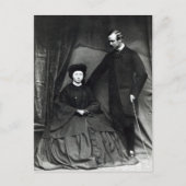 Princess Alice en Prince Ludwig van Hesse, 1860 Briefkaart (Voorkant)