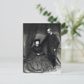 Princess Alice en Prince Ludwig van Hesse, 1860 Briefkaart (Staand voorkant)