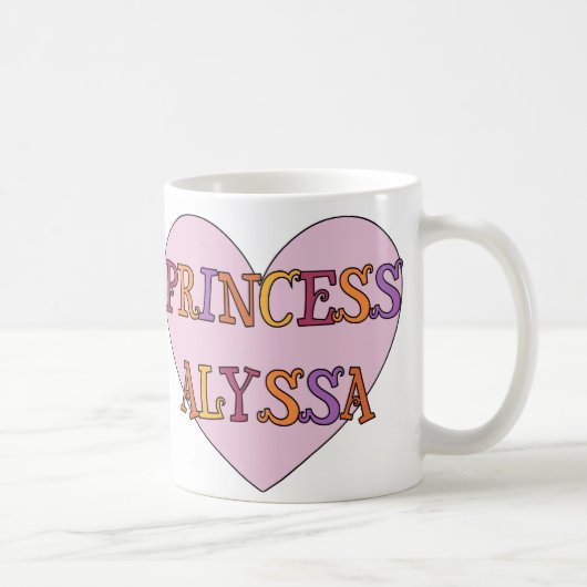 Princess Alyssa Koffiemok (Rechts)