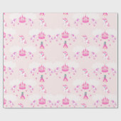 Princess and castle Wrapping Paper Cadeaupapier (Vlak)